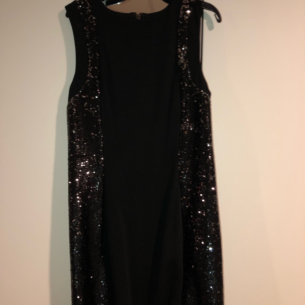 Forever 21 Body-con Black Sequence dress